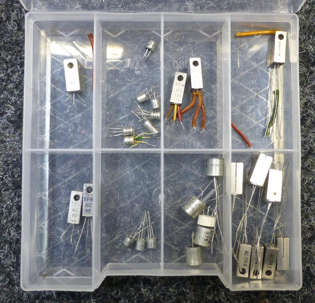 Vintage germanium transistoren, Ophalen of Verzenden, Gebruikt
