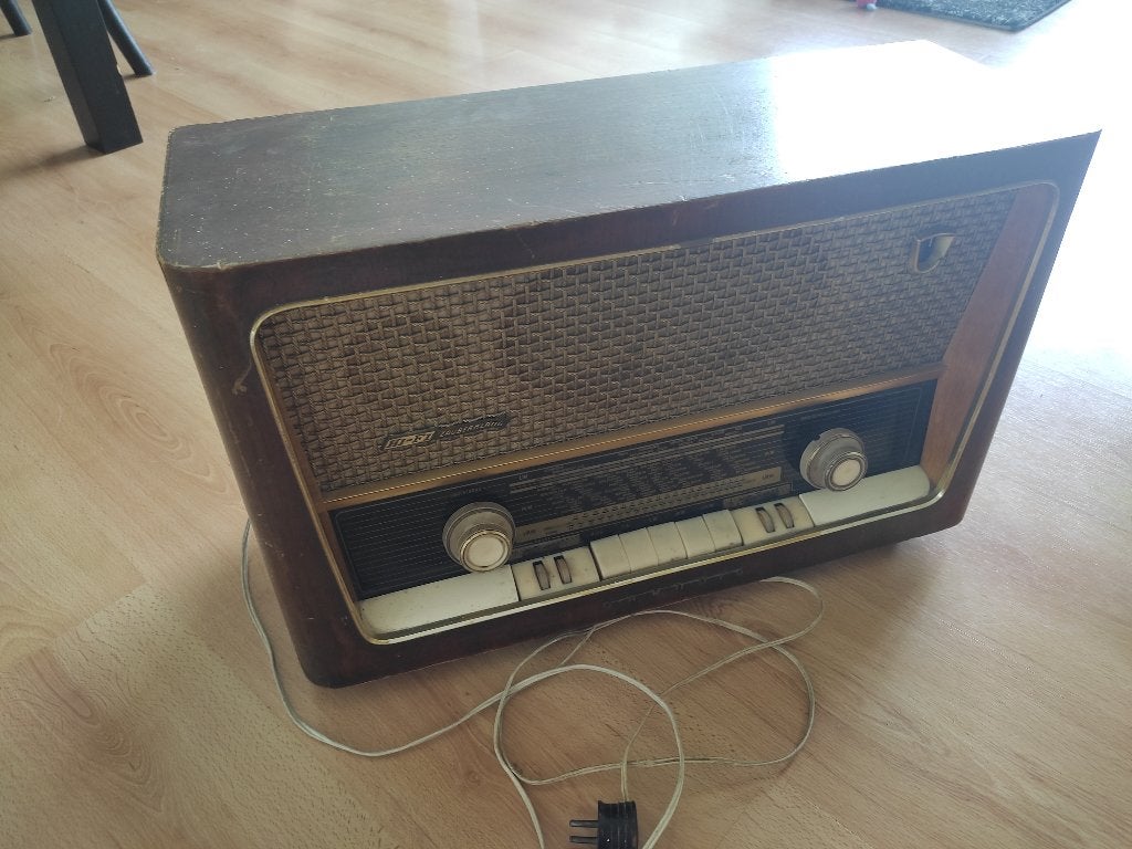Grundig Buisradio Type 2068 - Vintage Radio uit de Jaren '50, Ophalen, Gebruikt