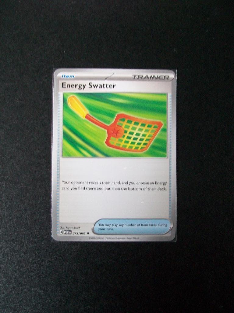 9590. Nieuwe Pokemon Kaart Trainer ENERGY SWATTER (073/088), Verzenden, Nieuw, Losse kaart