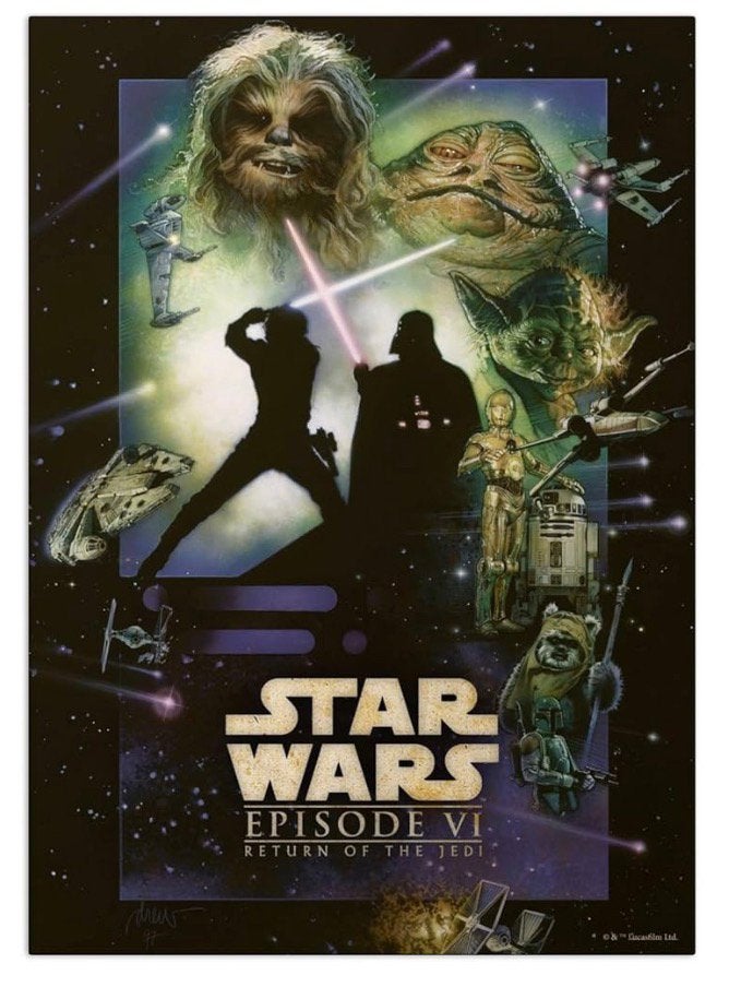 💫Metale Star Wars Art Poster Display, Ophalen of Verzenden, Minder dan 50 cm, Foto of Poster