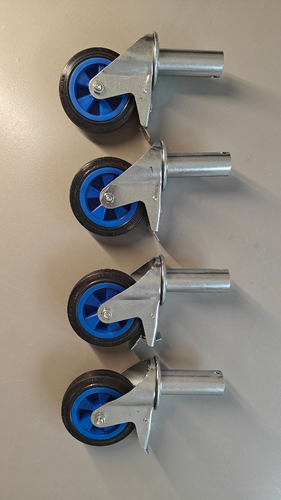 Steigerwielen steiger wielen 150mm rolsteigerwielen zwenk, Ophalen