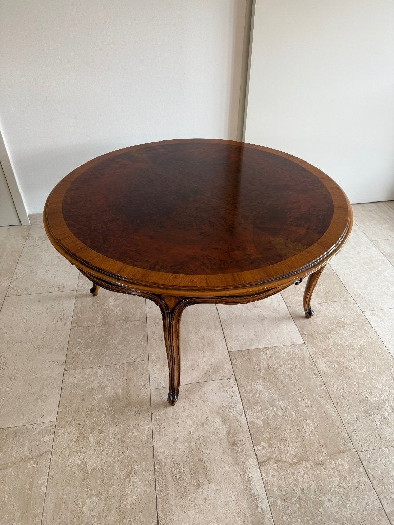 antieke salontafel met wortelnoten blad, Antiek en Kunst, Antiek | Meubels | Tafels, Ophalen