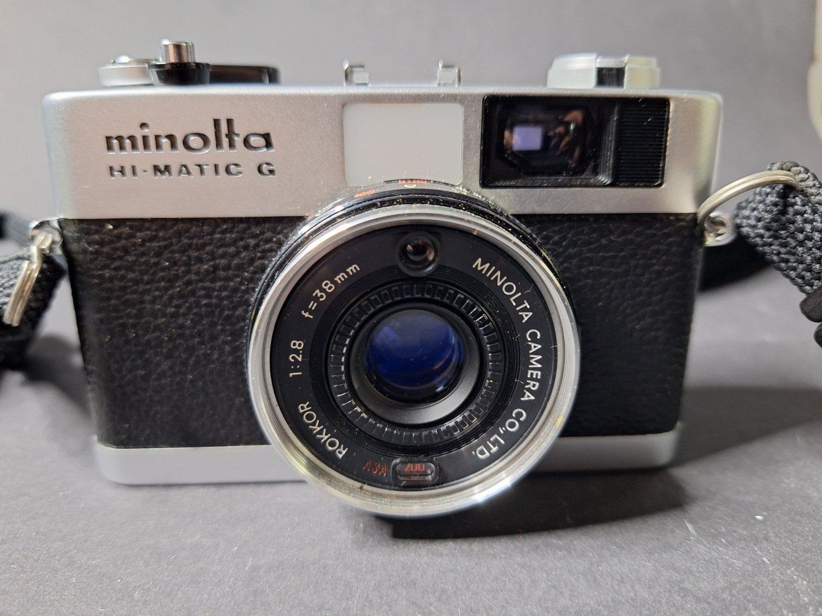 Minolta HI-MATIC G, Audio, Tv en Foto, Fotocamera's Analoog, Ophalen of Verzenden, Zo goed als nieuw, Compact, Minolta
