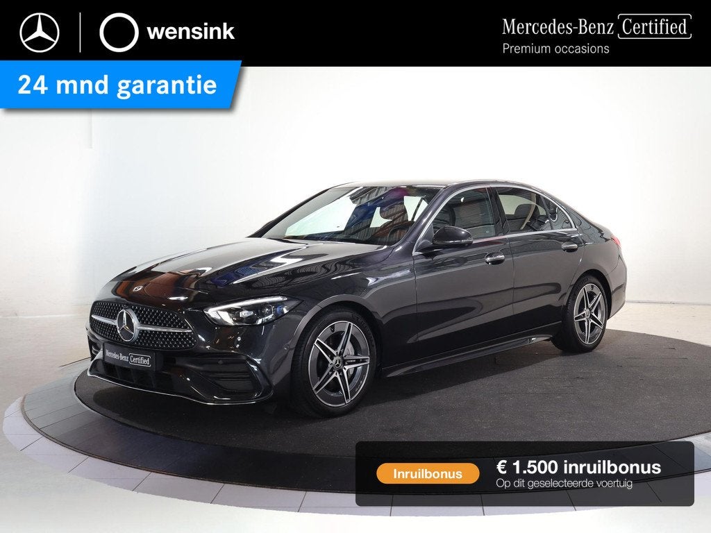 Mercedes-Benz C-klasse 180 AMG Line | Trekhaak | Lederen bek