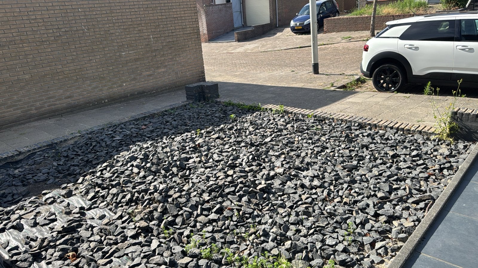 Grijze stenen voor tuin of oprit, Ophalen, Overige materialen, Gebruikt, Kei