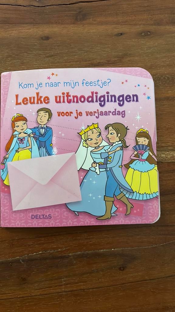 Boekje met uitnodigingskaarten voor verjaardagsfeest, Verzamelen, Diddl, Ophalen of Verzenden, Zo goed als nieuw