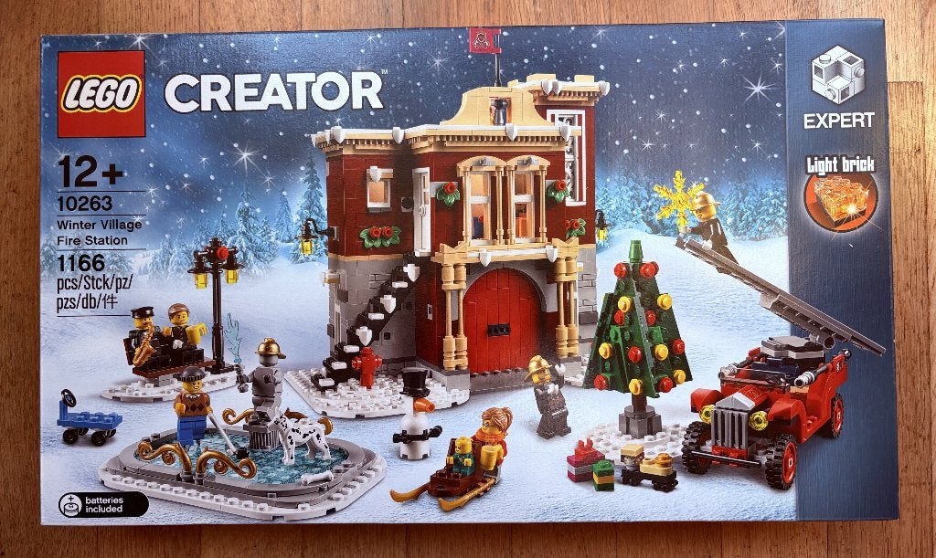 Lego 10263 Brandweerkazerne in winterdorp NIEUW