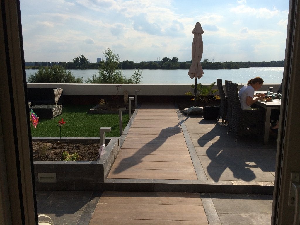hardsteen stapelblokken 12x12x50 bovenzijde afgewerkt, Tuin en Terras, Bielzen en Borders, Biels, Nieuw, Ophalen of Verzenden