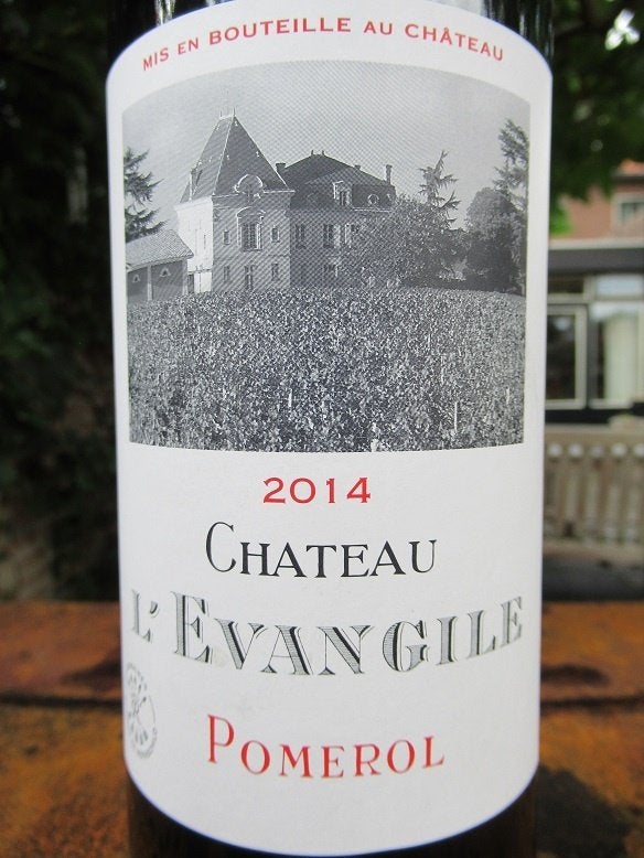 Chateau l'Evangile 2014 Pomerol 95 Parker, Frankrijk, Nieuw, Ophalen of Verzenden, Rode wijn