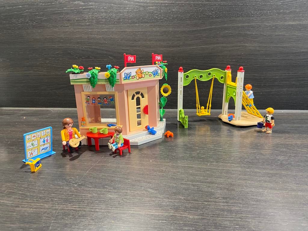 Playmobil peuter kleuter schooltje, Ophalen of Verzenden, Gebruikt, Complete set