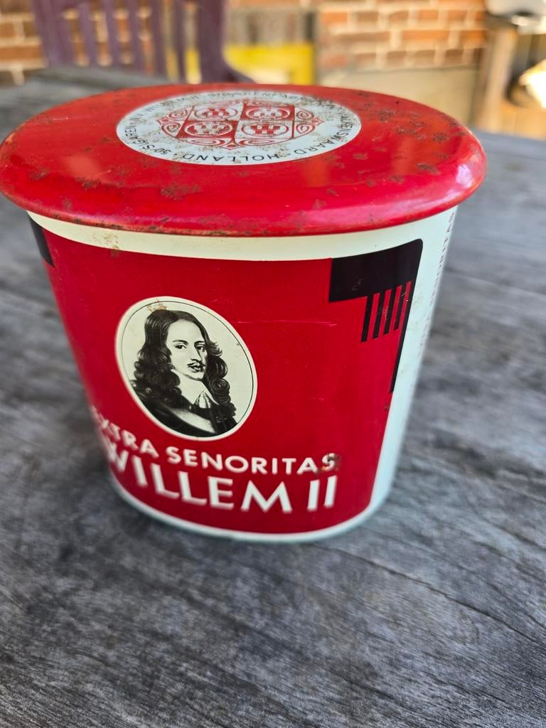 Blik Willem II, Ophalen of Verzenden, Gebruikt, Overige