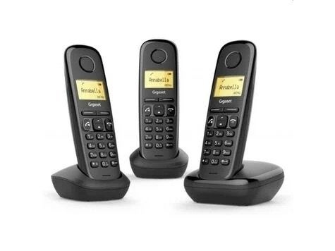 DECT telefoon met 3 hanadsets, Telecommunicatie, Ophalen, Zo goed als nieuw, 3 handsets
