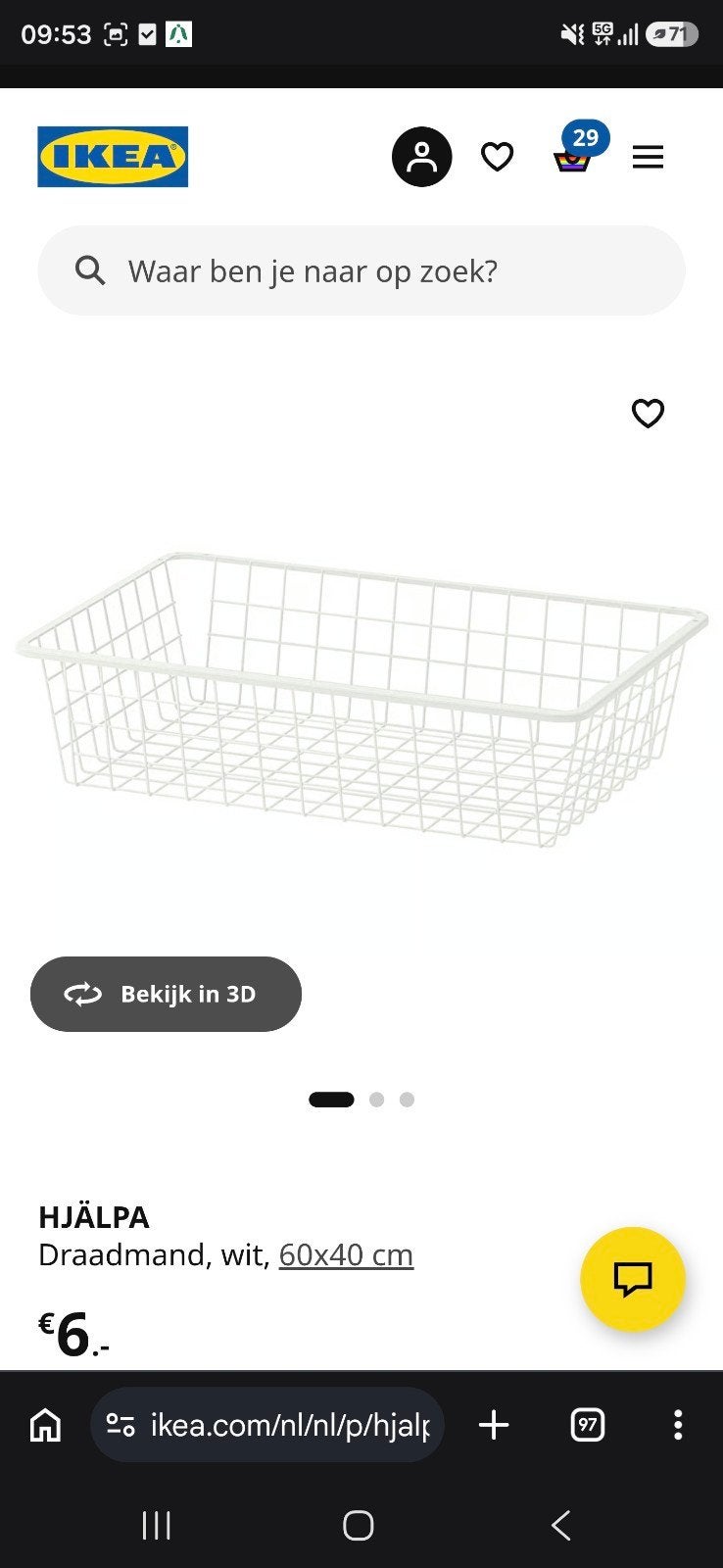 Hjalpa Ikea uittrekmanden Platsa kast 2x incl rails 2x, Ophalen, 25 tot 50 cm, 50 tot 100 cm, Minder dan 100 cm