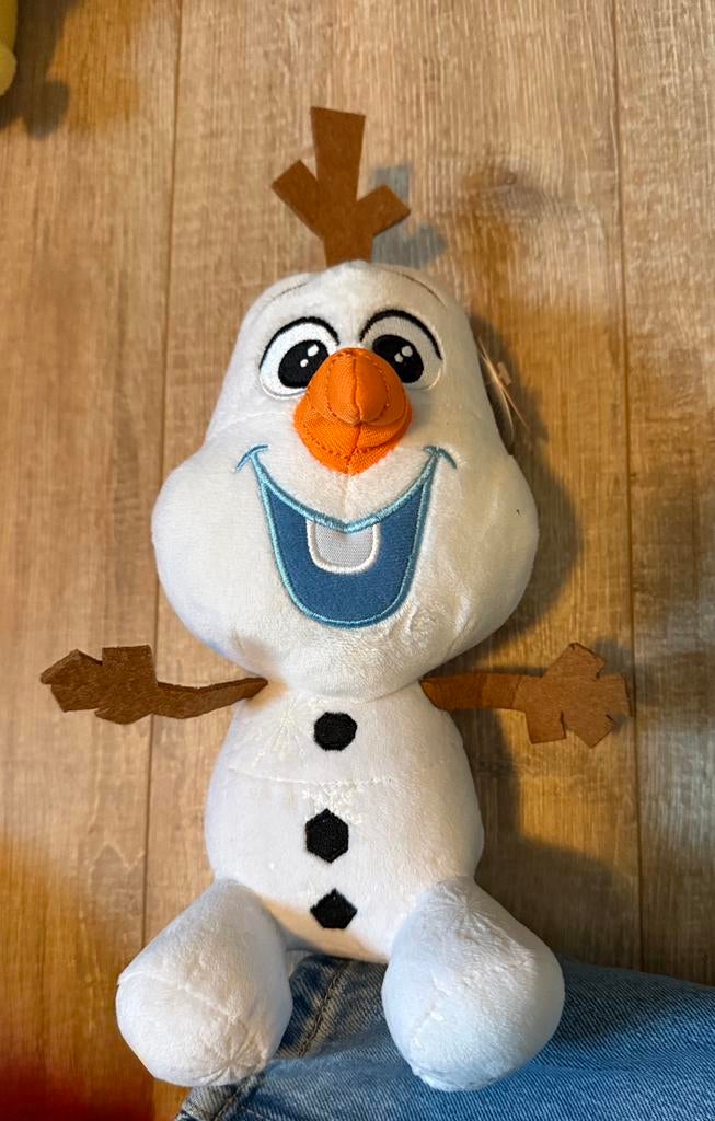 Olaf knuffel, Kinderen en Baby's, Speelgoed | Knuffels en Pluche, Ophalen of Verzenden, Zo goed als nieuw, Overige typen