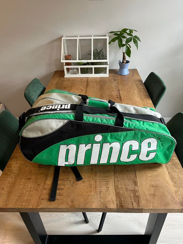 Prince Tennistas - Groen/Zilver, Ophalen of Verzenden, Gebruikt, Tas, Prince