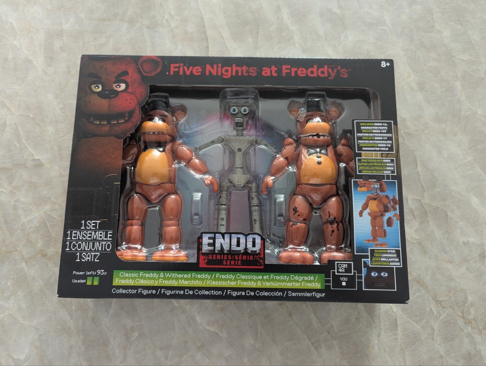 Jazwares FNAF Endoskeleton Classic & Withered Freddy, Ophalen of Verzenden, Nieuw