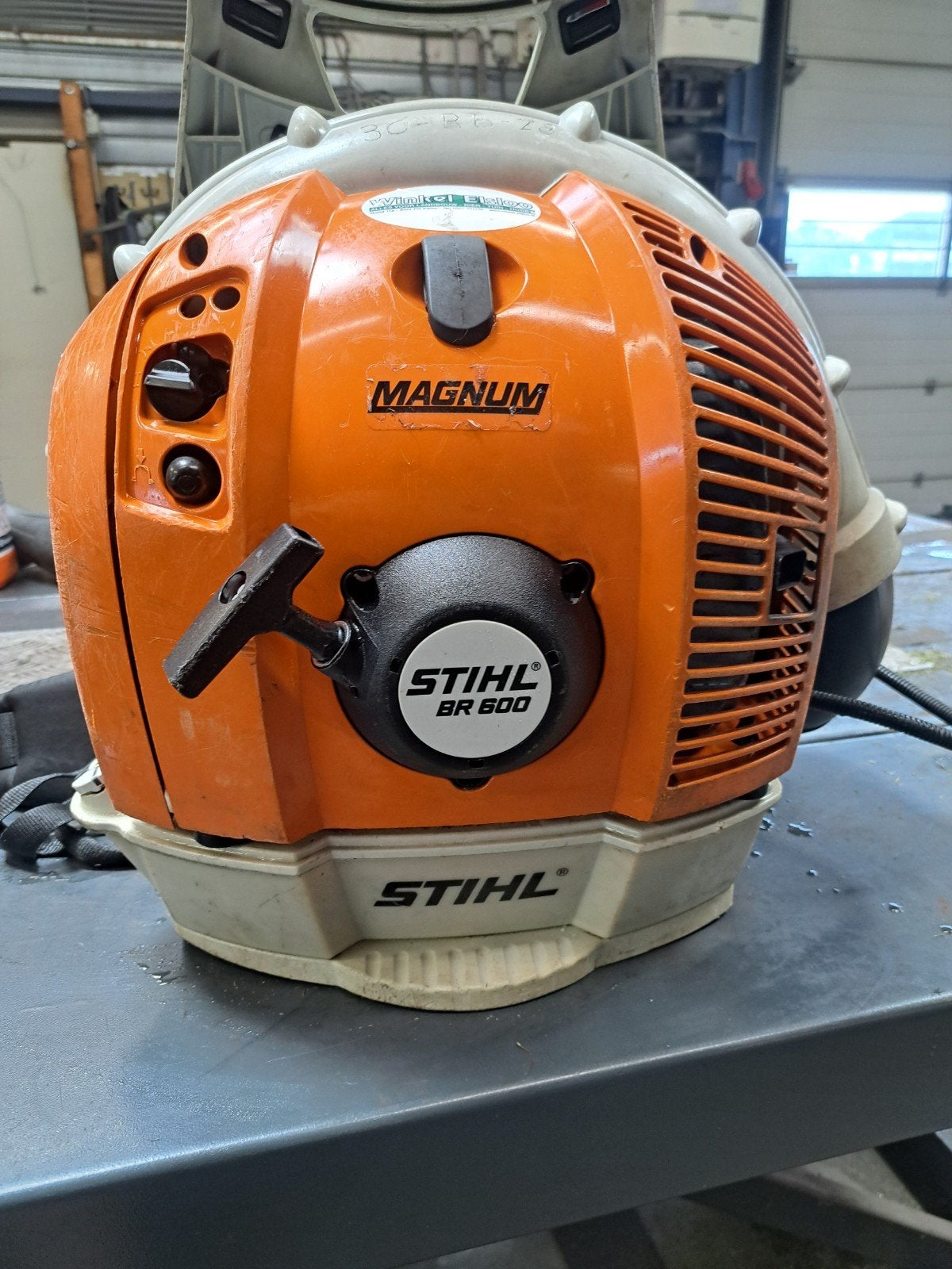 Stihl Br600 bladblazer, Tuin en Terras, Ophalen, Gebruikt