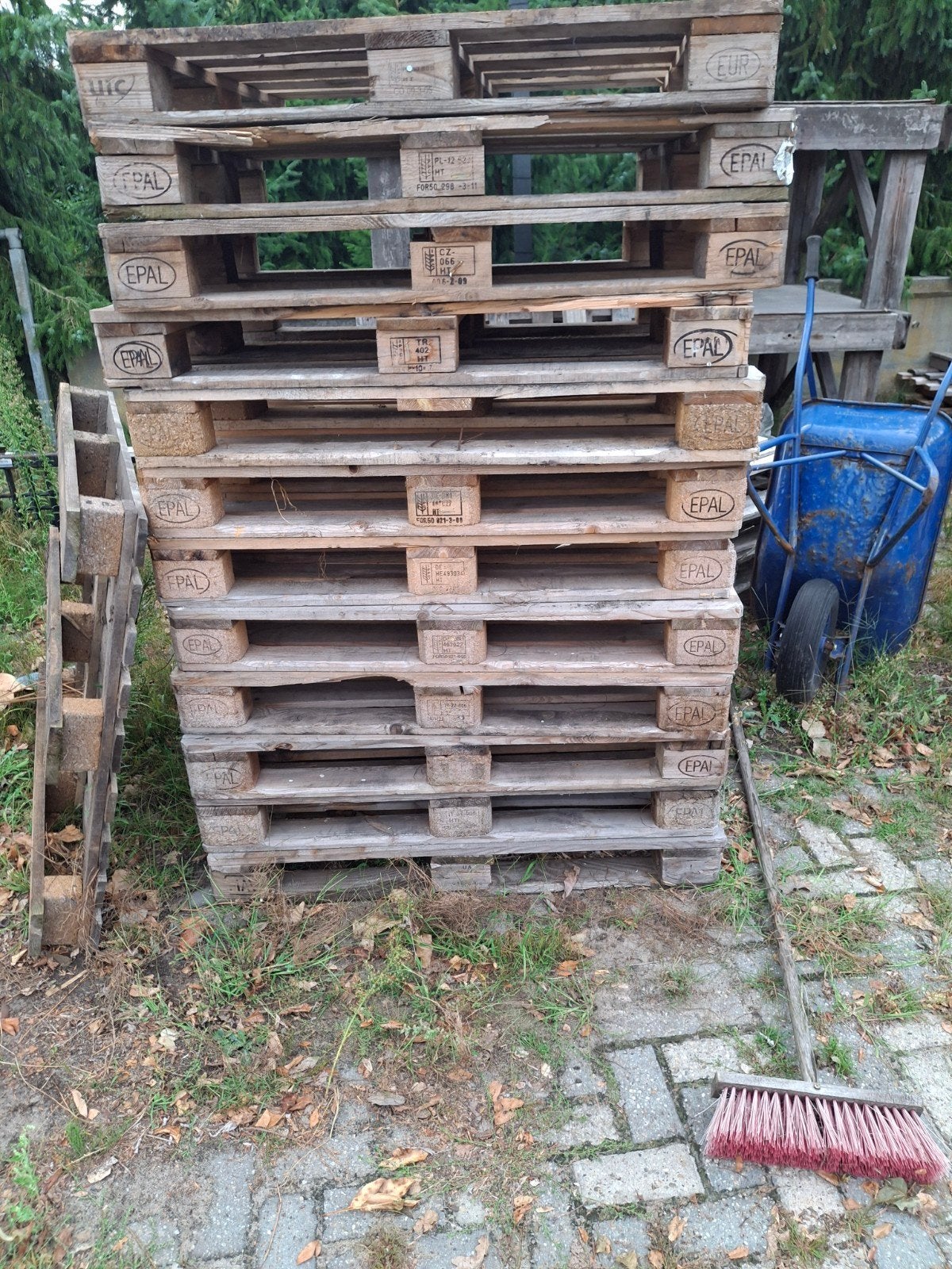 Gebruikte EPAL Pallets - Diverse maten, Doe-het-zelf en Verbouw, Gebruikt, 100 cm of meer, 60 cm of meer, Overige typen