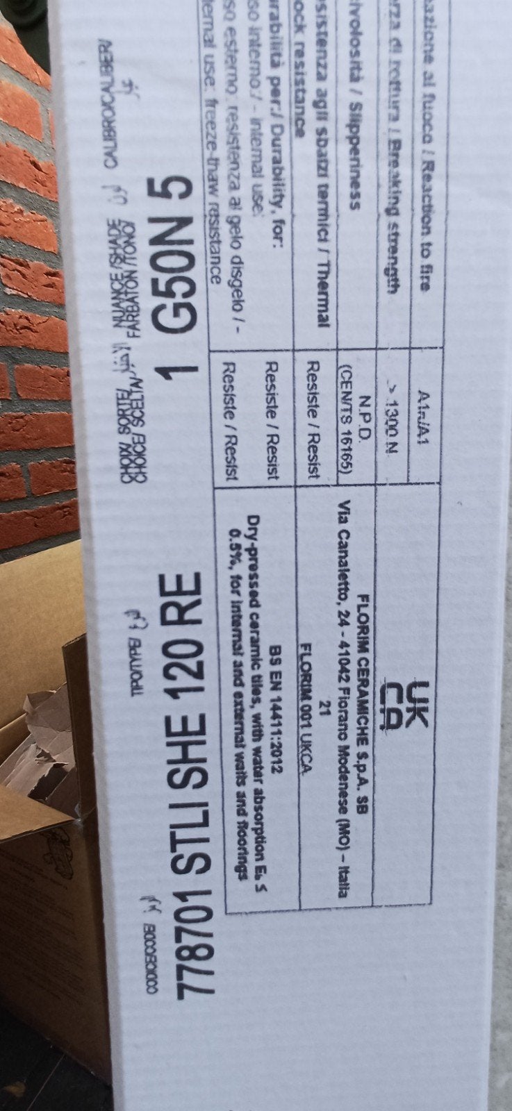 Wand en Vloertegels, Ophalen, Nieuw