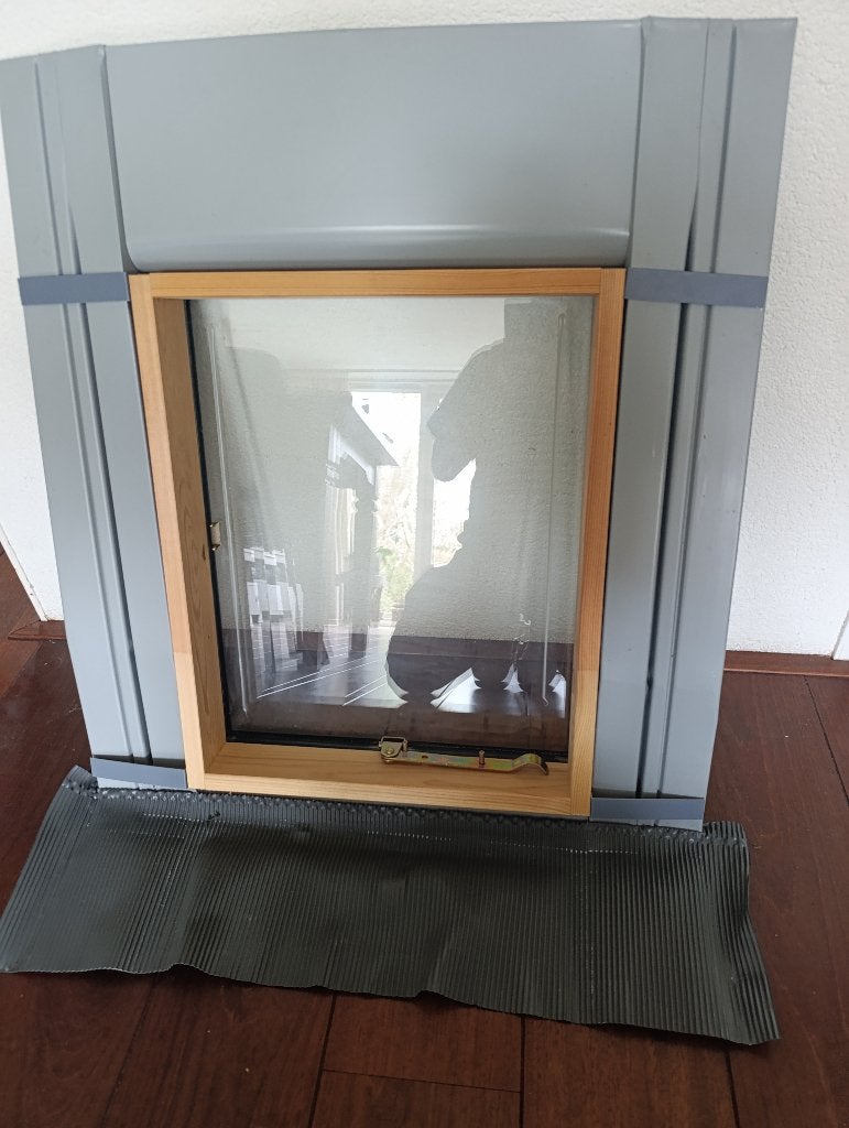 NIEUW uitzet/dakraam 45 x 55 cm dubbelglas, Ophalen, Minder dan 80 cm, Minder dan 80 cm, Nieuw