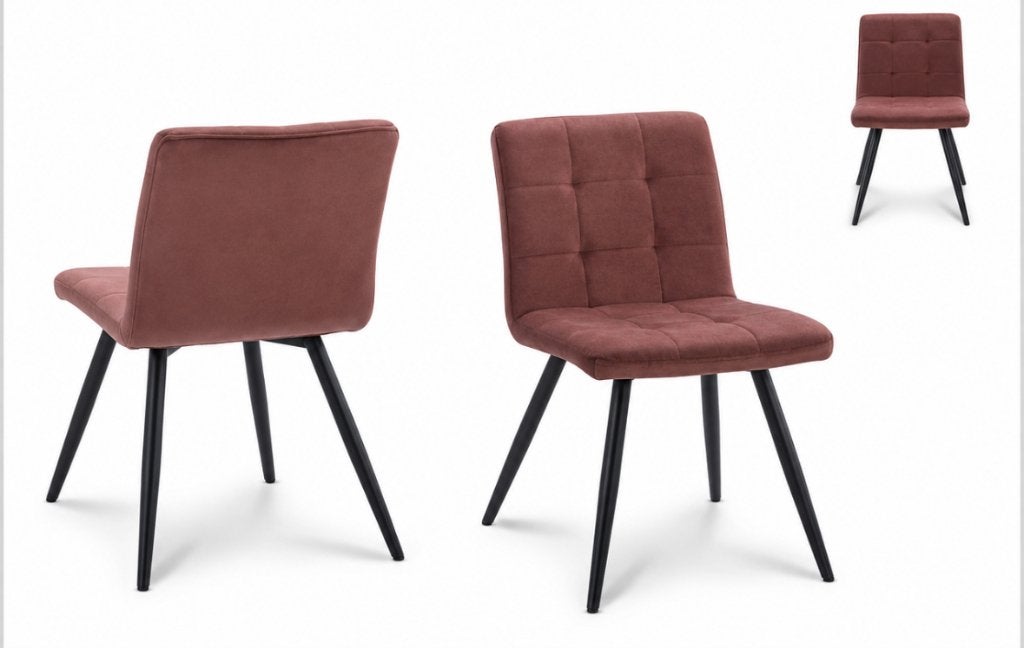 Eetkamerstoelen Twiggi – Velvet Oud roze, Huis en Inrichting, Ophalen, Nieuw, Overige kleuren, Vijf, Zes of meer stoelen