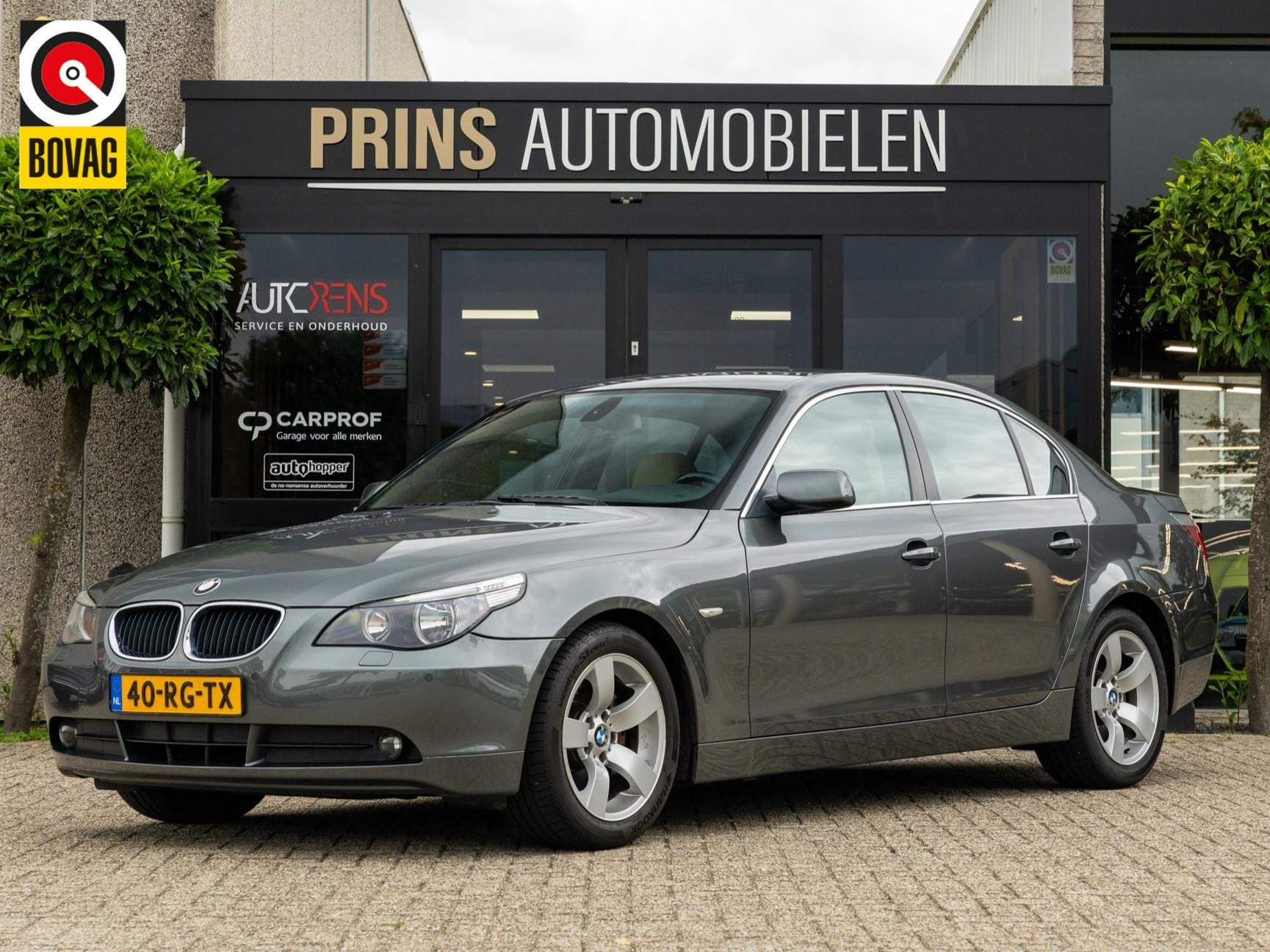 BMW 5-serie 520i Executive, Dealer onderhouden, Achterwielaandrijving, Beige, Bedrijf