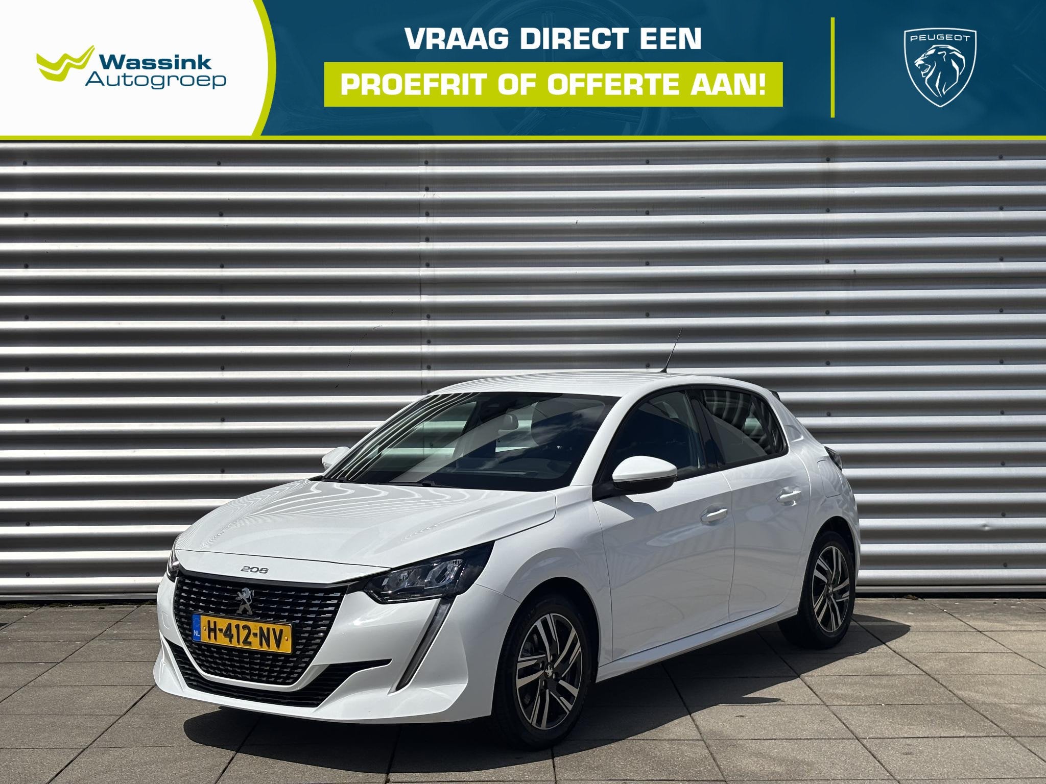 Peugeot 208 1.2 PureTech Allure 100 PK | Handgeschakeld | Cl, 101 pk, Gebruikt, Euro 6, Leder en Stof