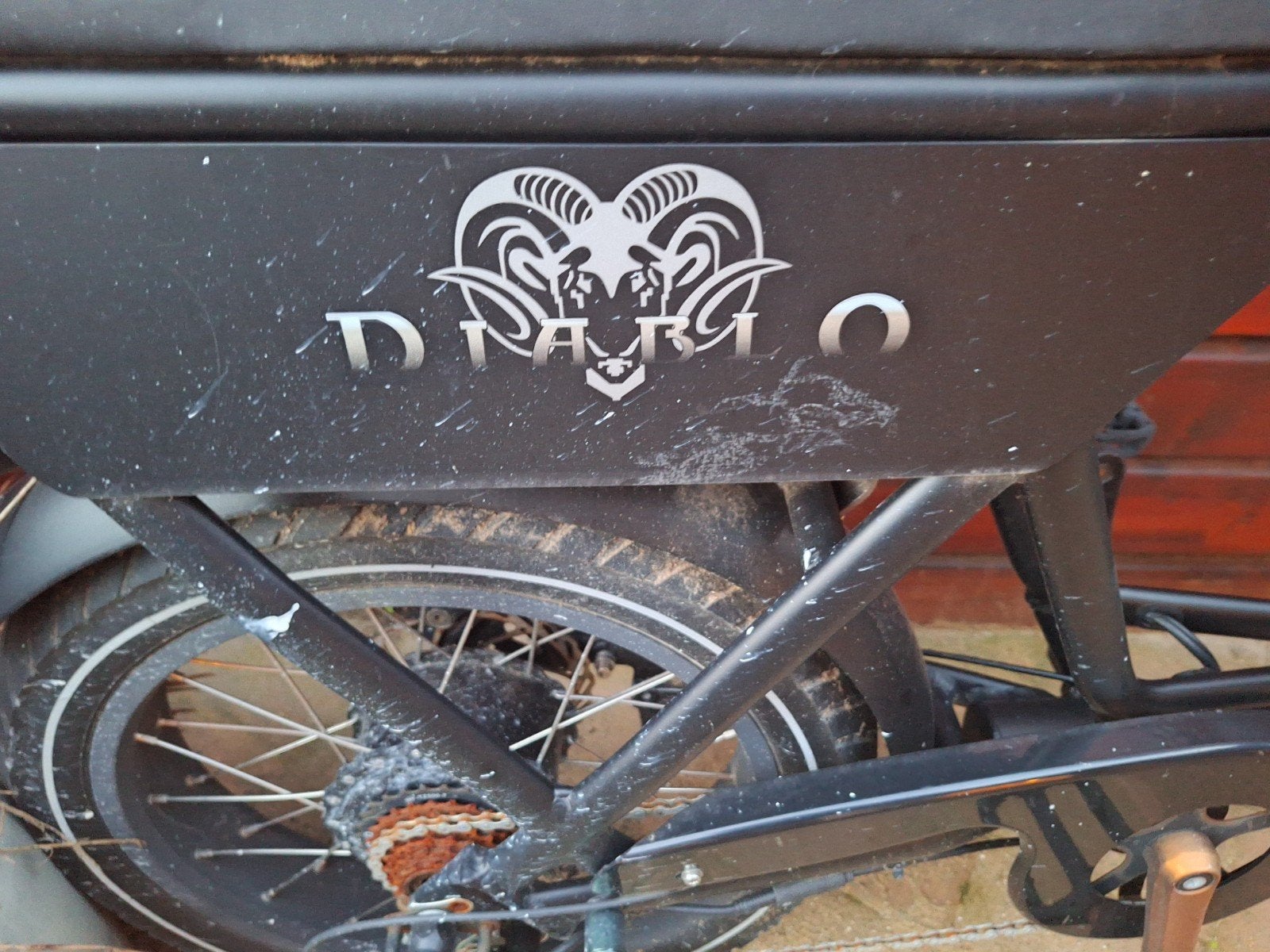 Troy Diablo E-bike - Gebruikt met roest en slijtage, Ophalen