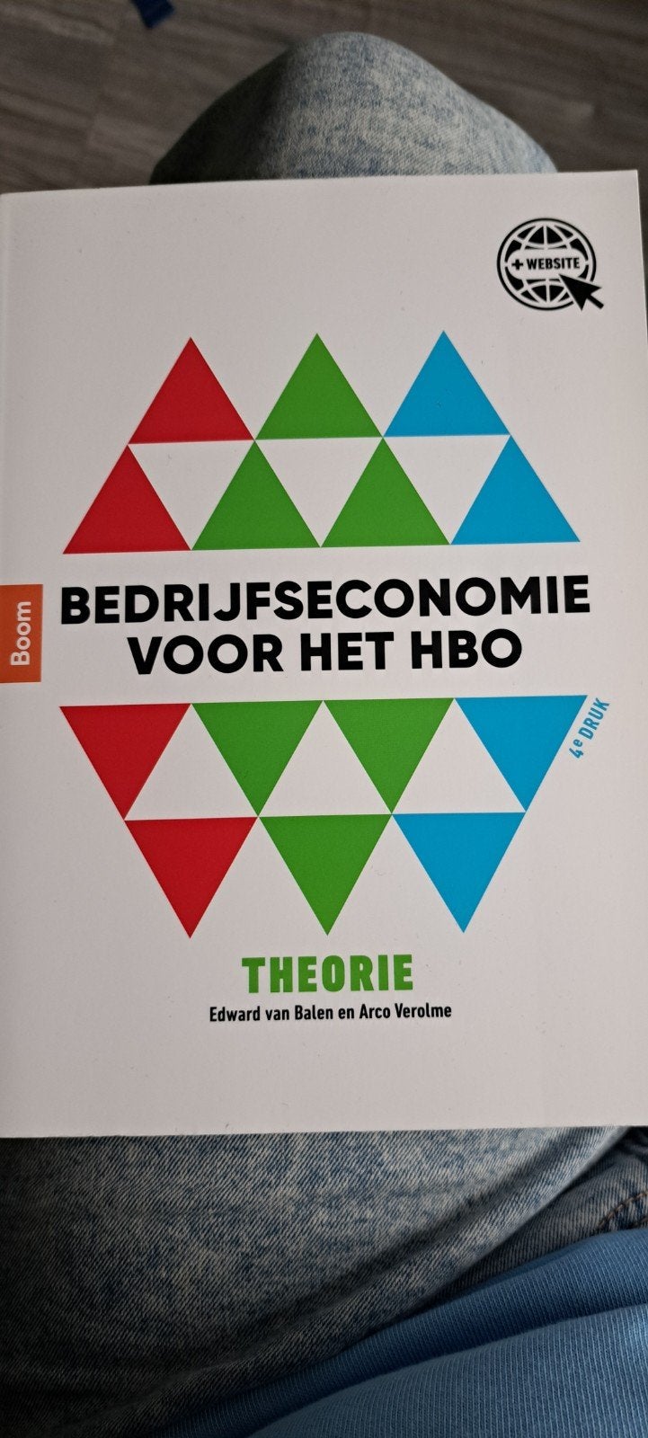 Bedrijfseconomie voor het HBO - Theorie (4e druk), Edward van Balen en Arco Verolme, Zo goed als nieuw, Gamma, HBO