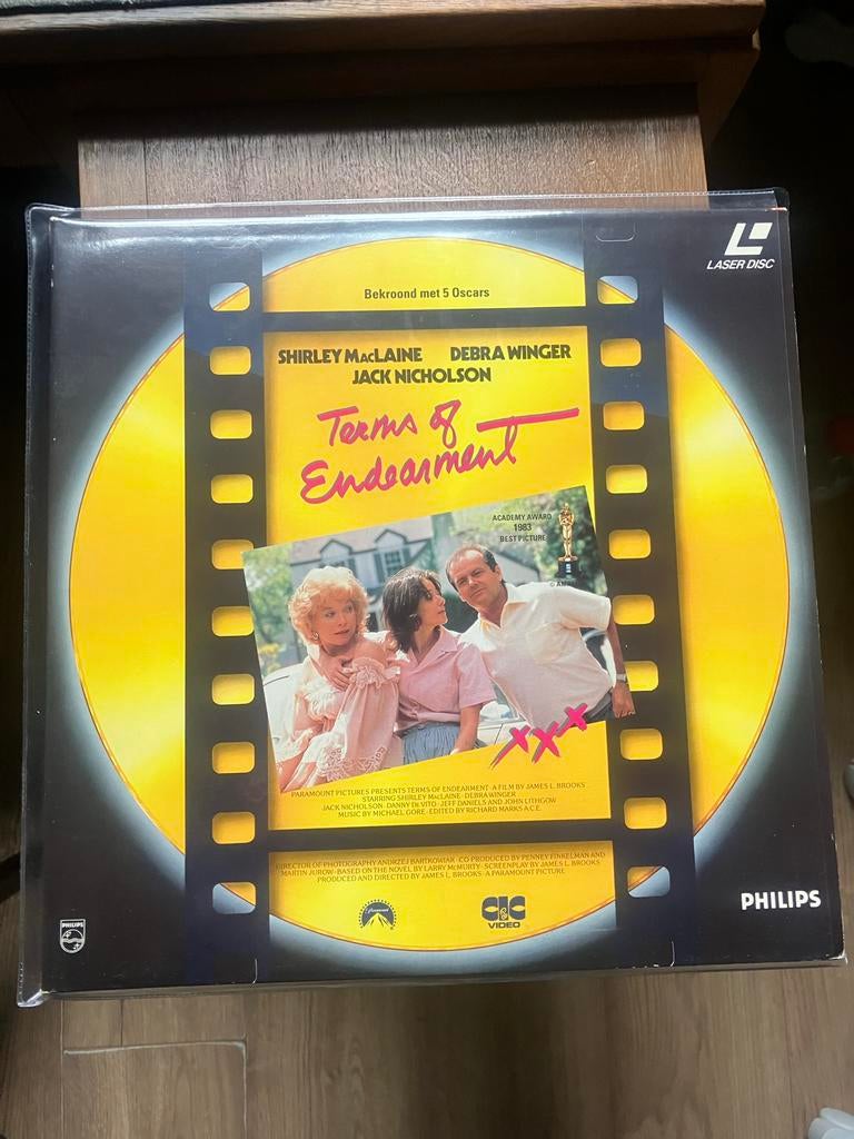 Laserdisc Terms of Endearment - Dubbel Laserdisc, Vanaf 12 jaar, Ophalen of Verzenden, Gebruikt