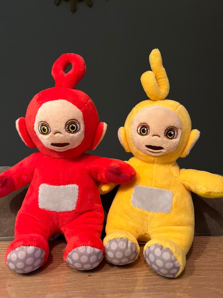 Leuke set Teletubbie knuffels 24cm, Kinderen en Baby's, Speelgoed | Knuffels en Pluche, Ophalen of Verzenden, Zo goed als nieuw