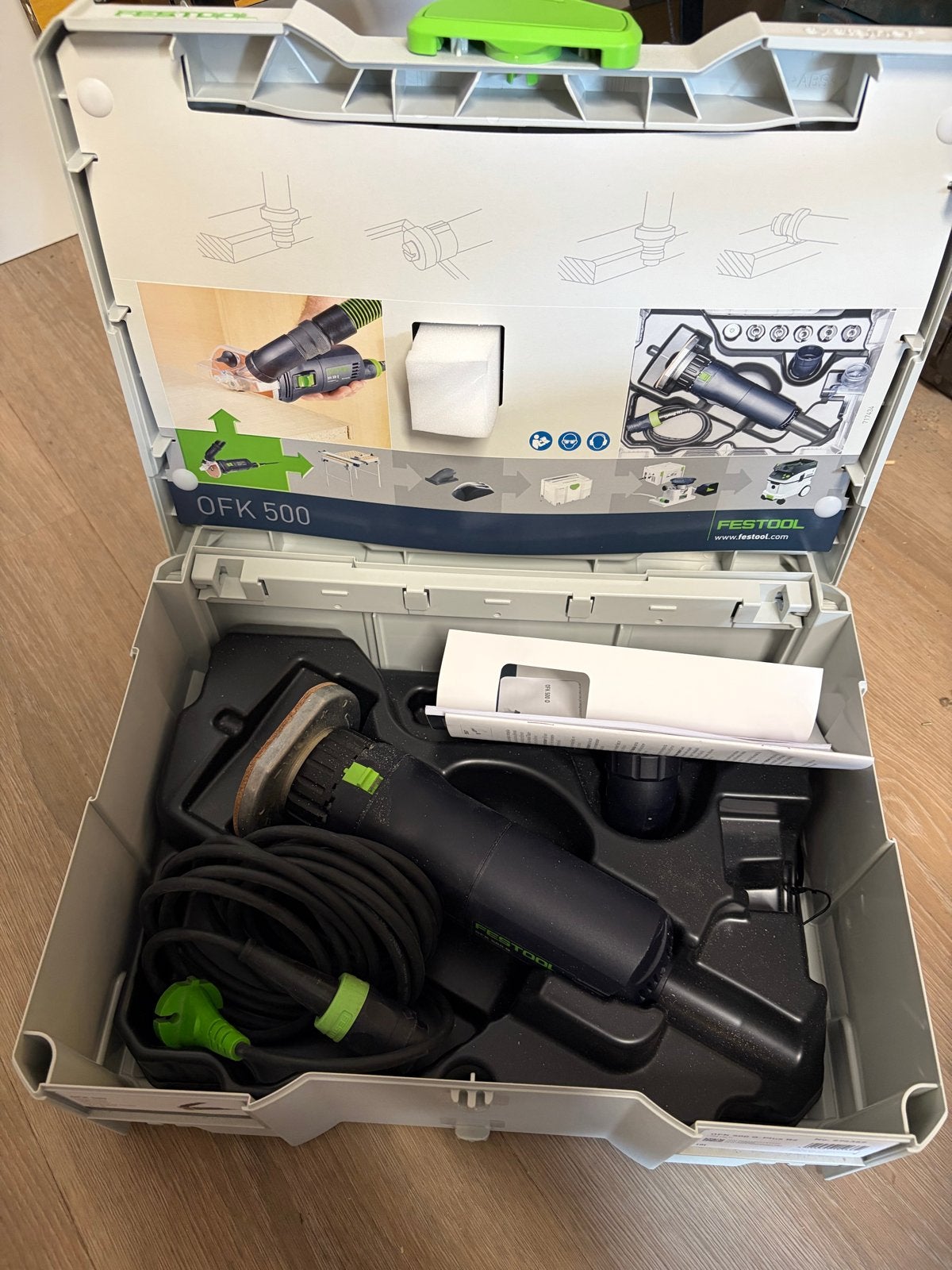 Festool OFK 500 Kantenfrees - Zo goed als nieuw, Ophalen, Zo goed als nieuw, Kantenfrees