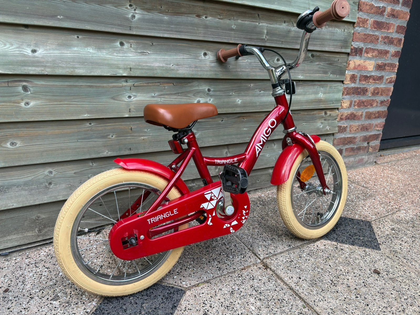 Kinderfiets Amigo 14 inch, Ophalen, Zo goed als nieuw, Minder dan 16 inch
