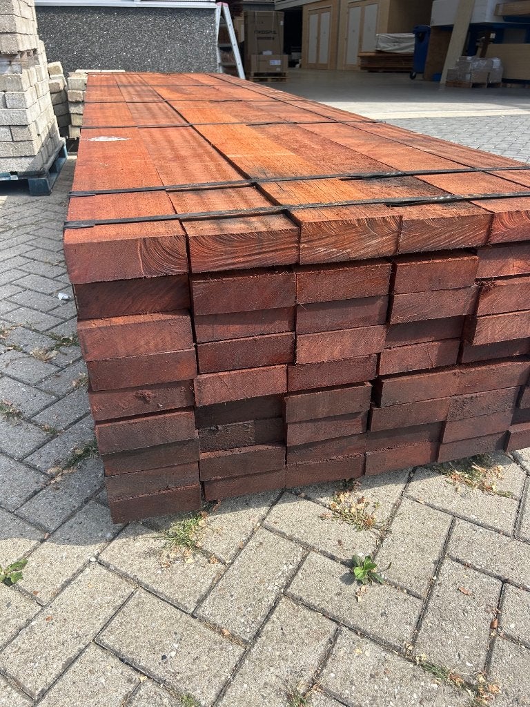 Hardhouten constructie balken 50x150 a 3,5M lang (Nieuw), Tuin en Terras, Palen, Balken en Planken, Ophalen, Nieuw, Hardhout, 250 cm of meer