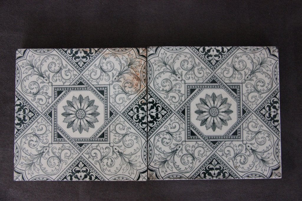 Twee antieke Mintons tegels, Antiek en Kunst, Ophalen of Verzenden