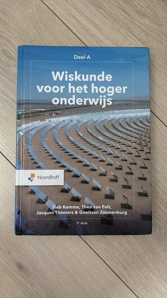 Wiskunde voor het hoger onderwijs - Deel A | 3e druk, Zo goed als nieuw, Noordhoff Uitgevers, Beta, HBO