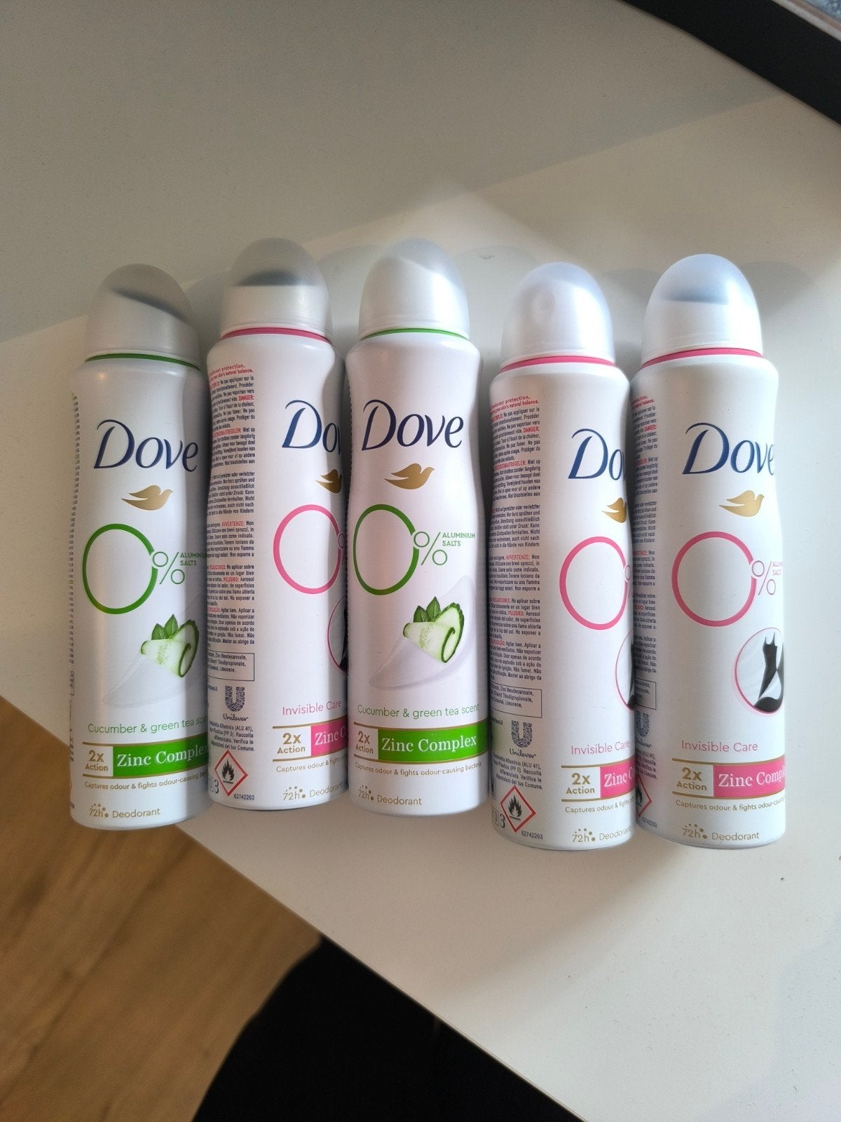 5x dove deo 0%, Ophalen, Nieuw, Shampoo of Conditioner