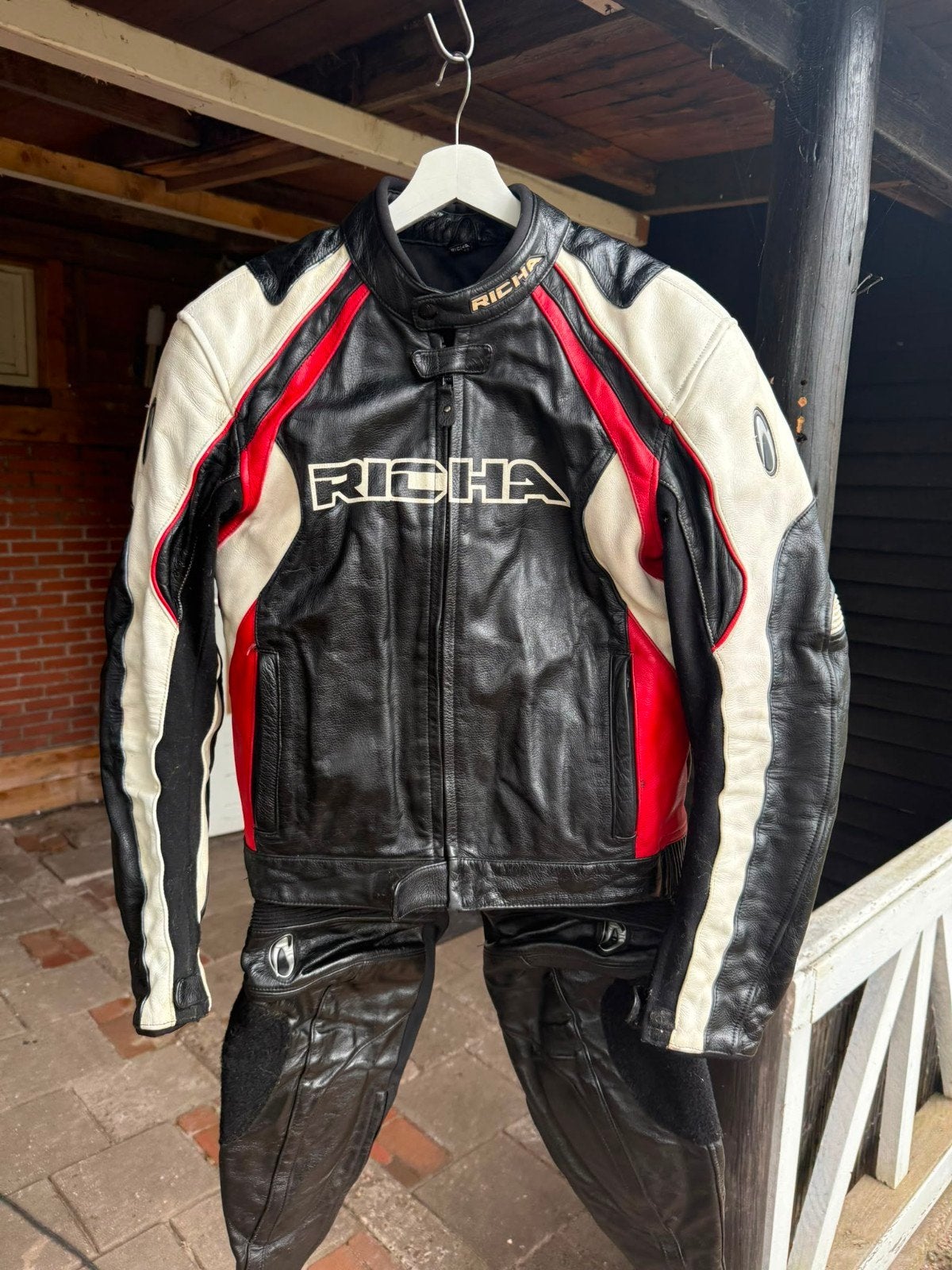 Richa leren motorpak met Alpinestars laarzen, Motoren, Heren, Jas | leer, Ophalen of Verzenden, Richa, Alpinestars