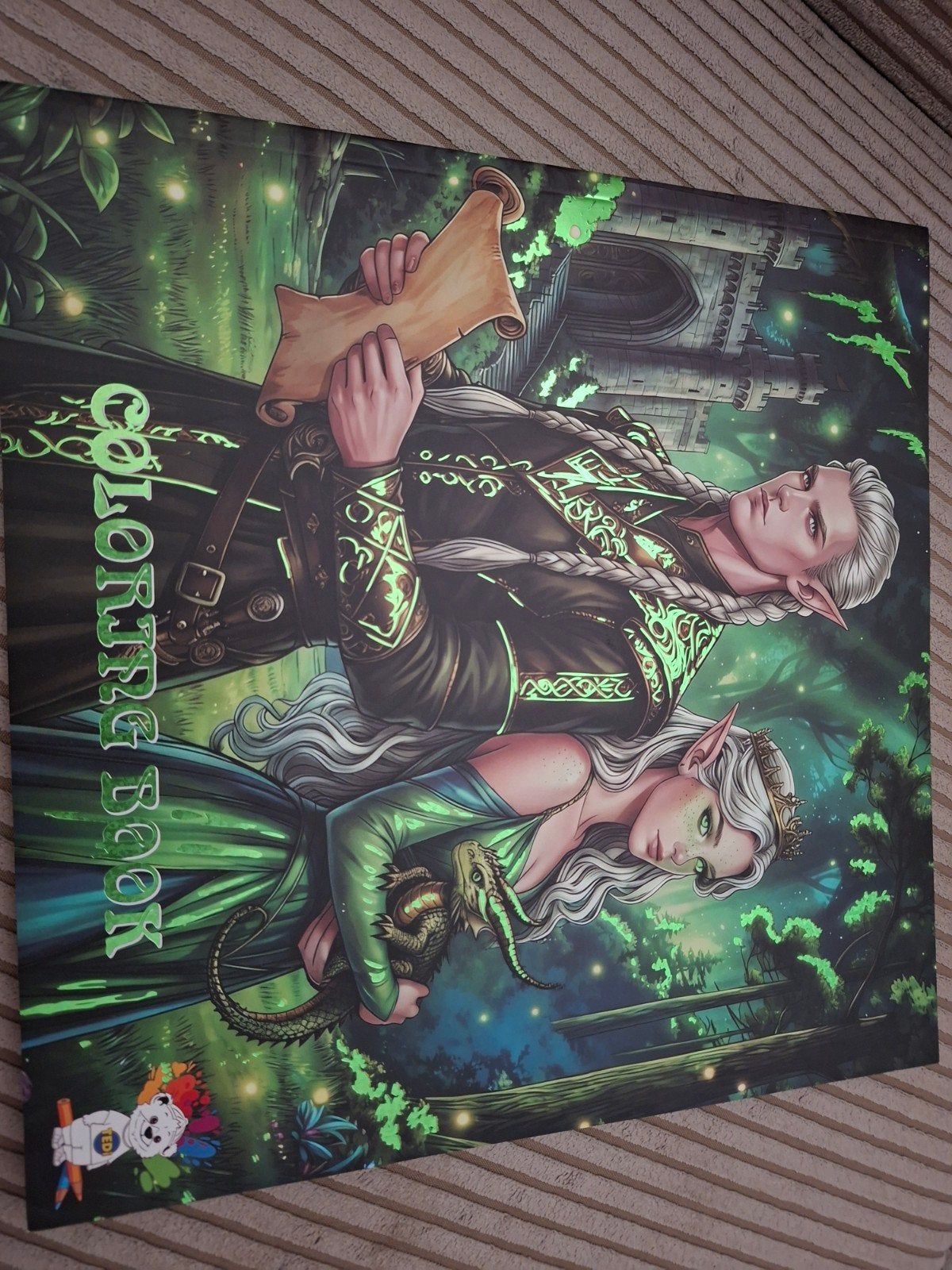 Fantasy Elfen Kleurboek - Nieuw, Ophalen of Verzenden