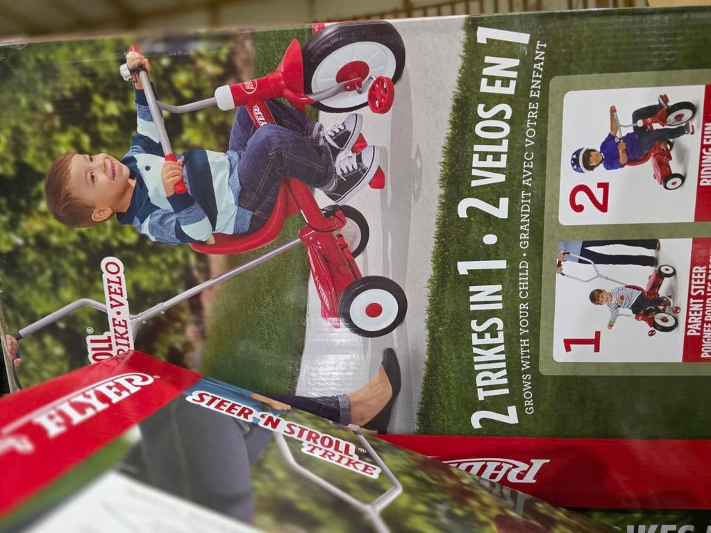 Radio Flyer 2-in-1 driewieler, Kinderen en Baby's, Speelgoed | Buiten | Voertuigen en Loopfietsen, Ophalen of Verzenden