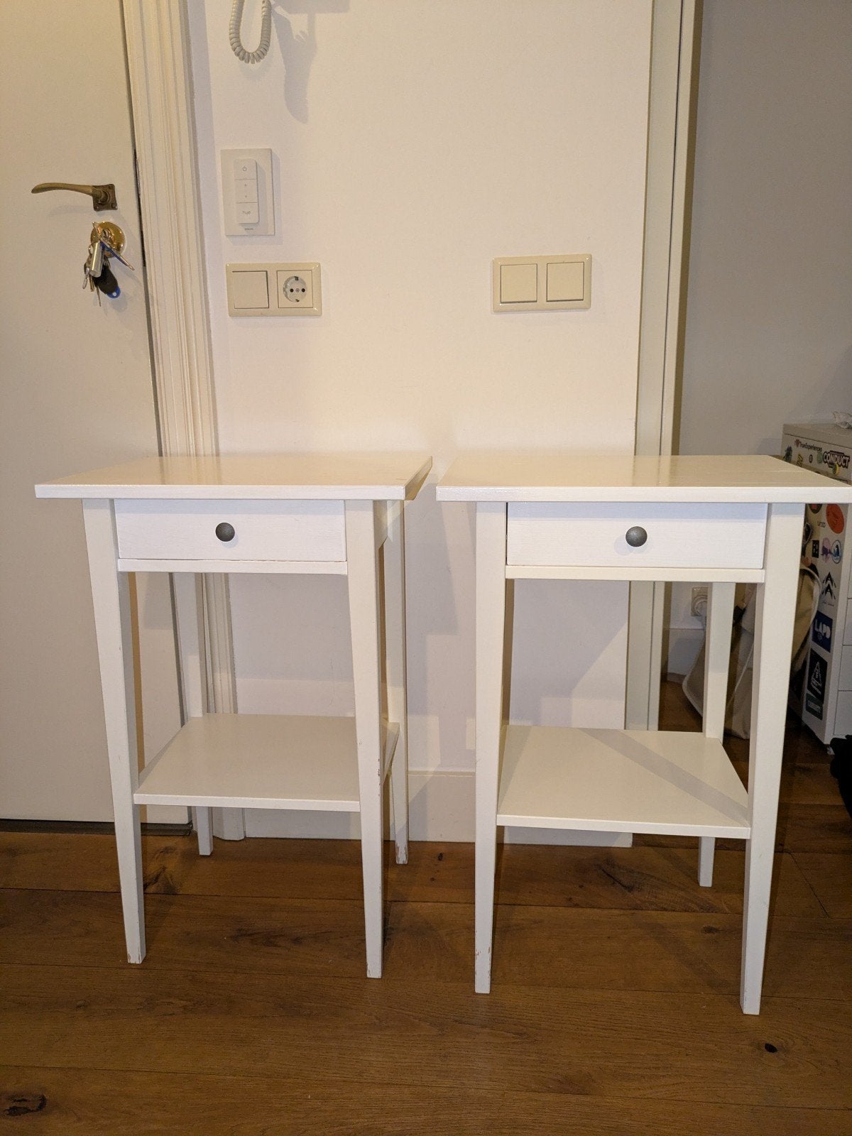 IKEA Hemnes Nachtkastjes - Opknappers van Hout, Ophalen, Gebruikt, Minder dan 45 cm, 55 tot 70 cm