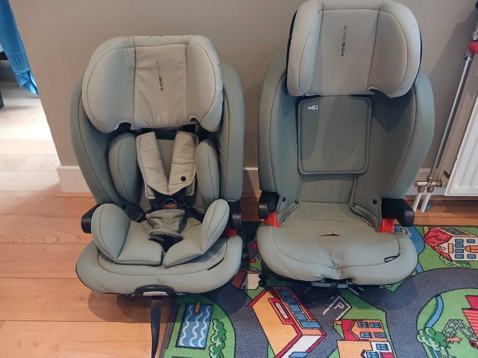 2x autostoeltje KidsRiver, Kinderen en Baby's, Autostoeltjes, Gebruikt, 15 t/m 36 kg, Isofix, Ophalen