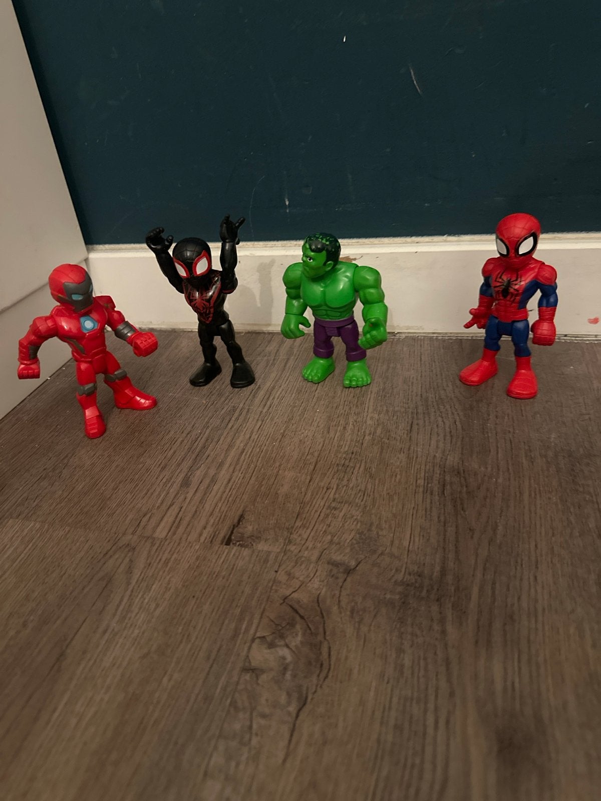 Marvel Superhelden Actiefiguren Set (4 stuks), Ophalen of Verzenden, Gebruikt