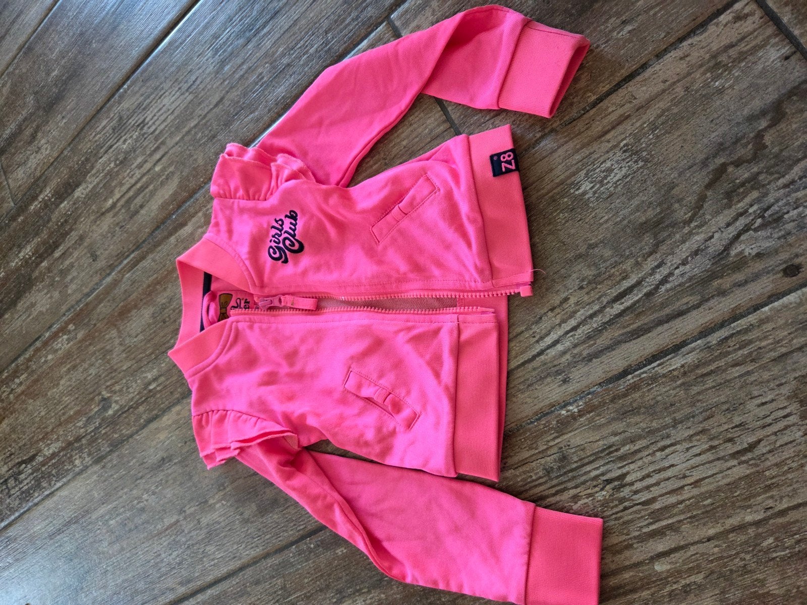 Z8 vestje maat 98 roze "Girls Club", Kinderen en Baby's, Kinderkleding | Maat 98, Ophalen, Meisje, Zo goed als nieuw, Z8