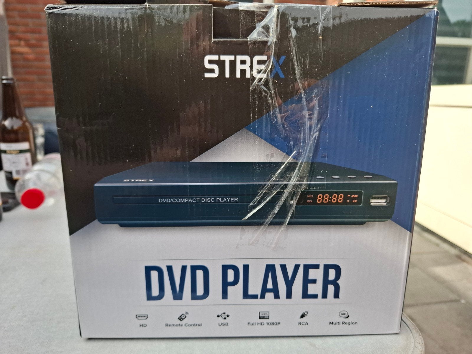 Strex DVD/Compact Disc Speler - Full HD 1080P, Audio, Tv en Foto, Dvd-spelers, Ophalen of Verzenden, Nieuw, Dvd-speler, Overige merken