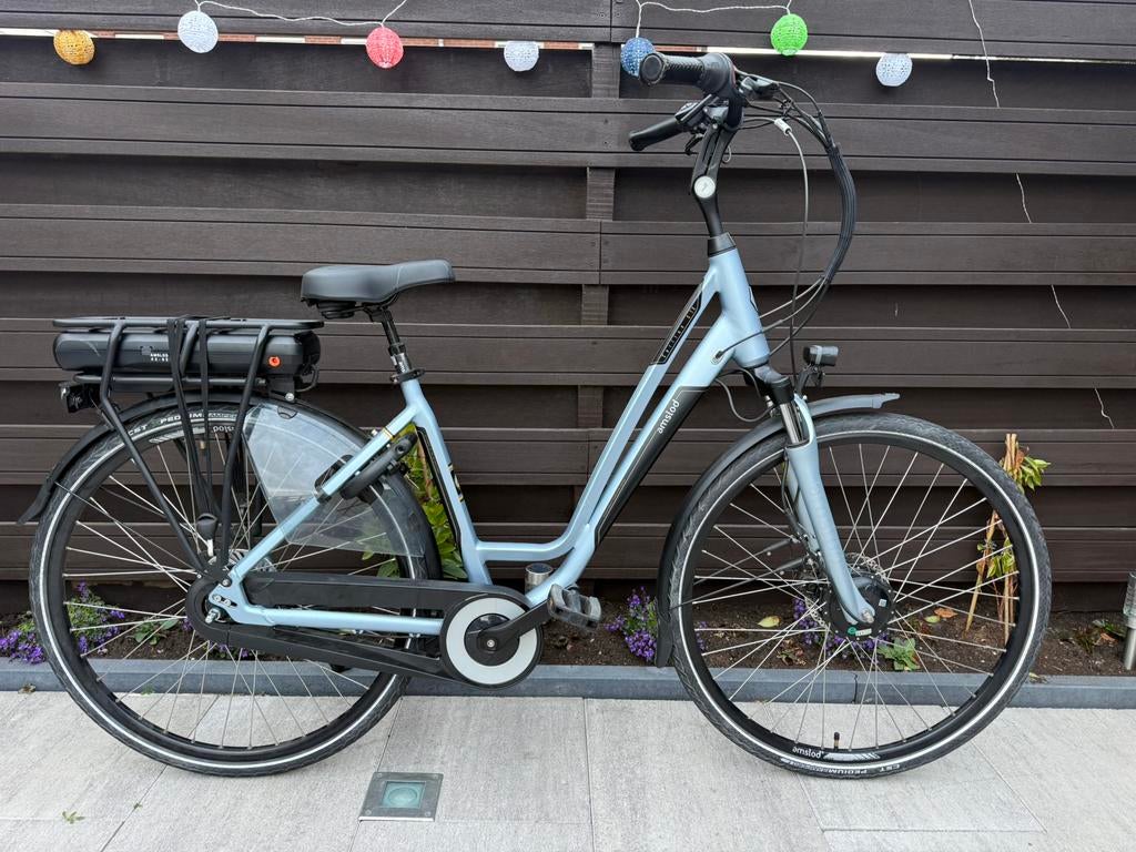 Elektrische fiets Amslod Carlton STX, Fietsen en Brommers, Elektrische fietsen, Zo goed als nieuw, 51 tot 55 cm, 50 km per accu of meer