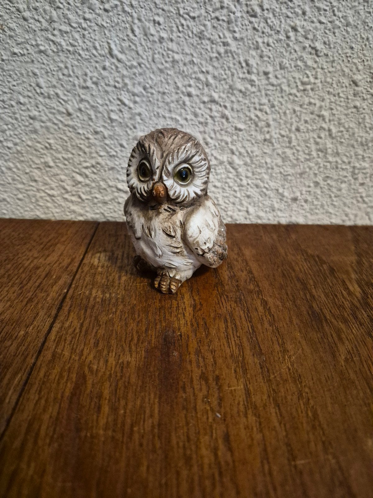 Schattig uiltje decoratie beeldje, Overige stijlen, Ophalen of Verzenden, Zo goed als nieuw, Bruin