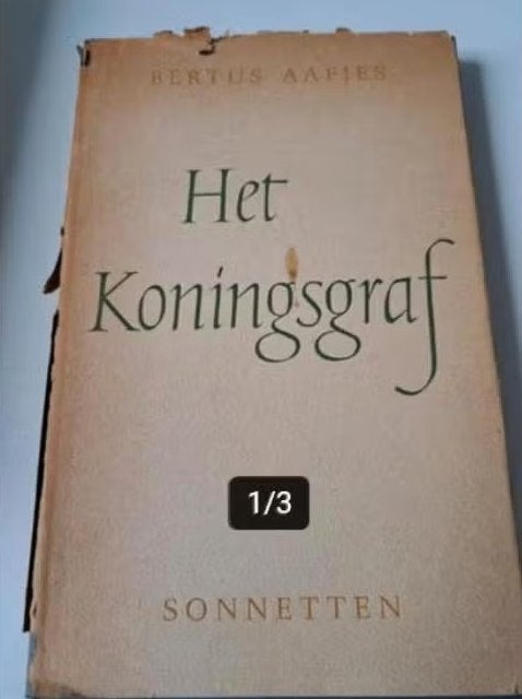 Bertus Aafjes - Het Koningsgraf - Sonnetten, Ophalen of Verzenden, Gelezen