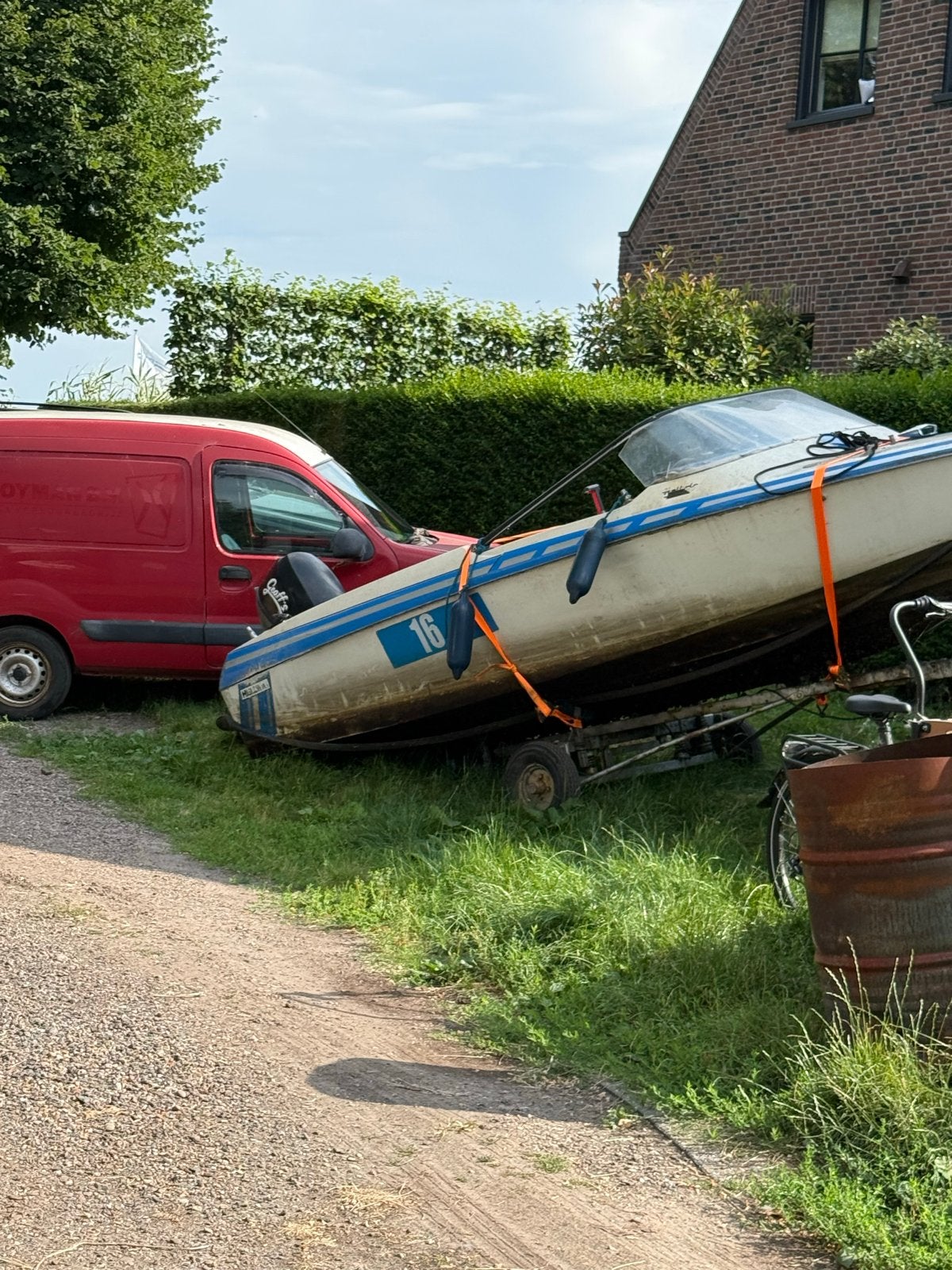 Gratis Hellwig boot uit 1950 - Opknapper, Ophalen, Overige merken, Gebruikt, 1.80 meter