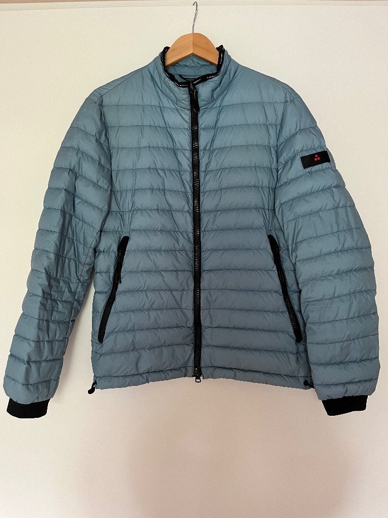 Peuterey, donsjack, blauw, maat M., Ophalen of Verzenden, Zo goed als nieuw, Peuterey, Maat 48/50 (M)